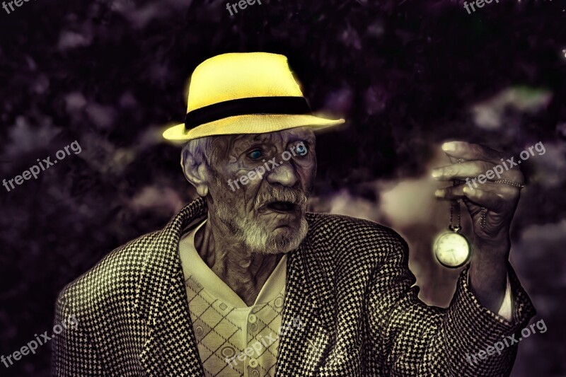 Time Time Keeper Old Man Hour Figure