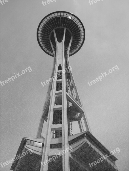 Space Needle Seattle Museum Free Photos