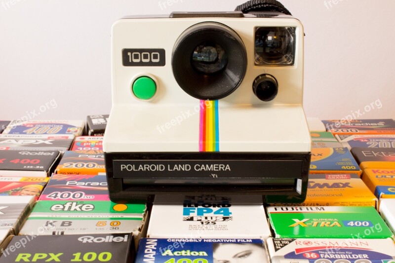 Polaroid Camera Analog Photo Retro