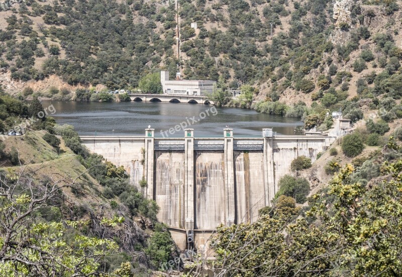 Dam Reservoir Water River Landscape