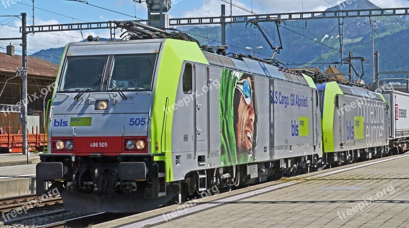 Alpine Transit Bern-lötschberg-simplon Railway Bls Bernese Oberland Spiez