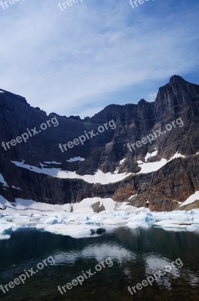 America Usa Montana Glacier National