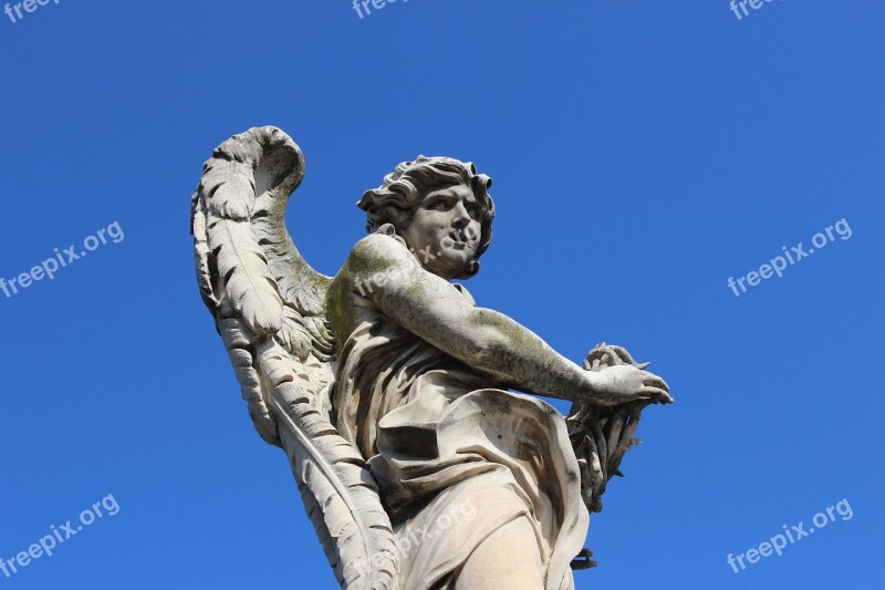 Angel Roma Monument Free Photos