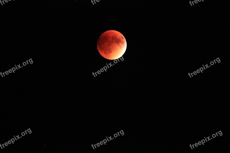 Blood Moon Moon Backdrop Night Galaxy