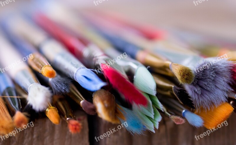 Artistic Creative Brushes Painting Artist