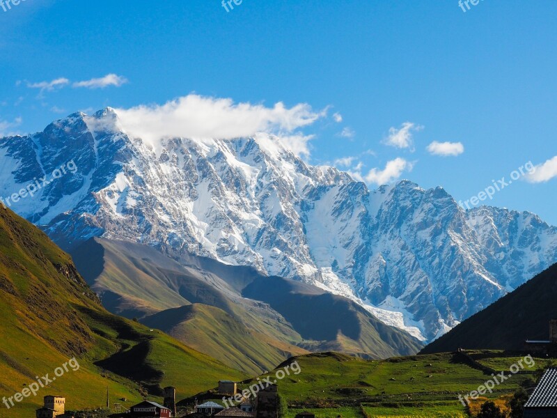 Mountains Air Sky Nature Mountain