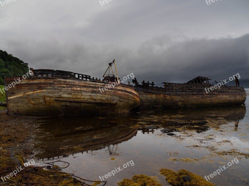 Mull Scotland Wreck Ship Hebrides