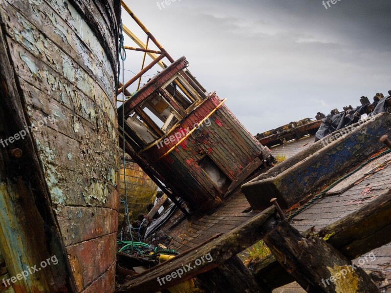 Mull Wreck Wheelhouse Boat Fishing