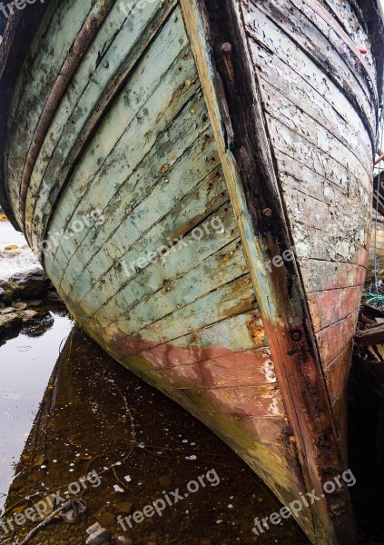 Mull Wreck Boat Scotland Fishing