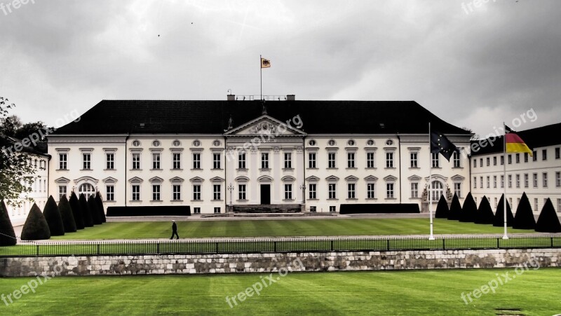 Berlin Castle Bellevue Germany Landmark Building