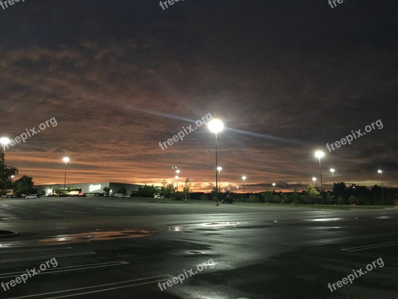 Parking Lot Empty Parking Asphalt Free Photos