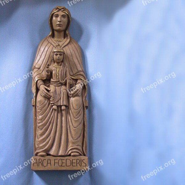 Maria Mary Statue Mother Ikon Christianity