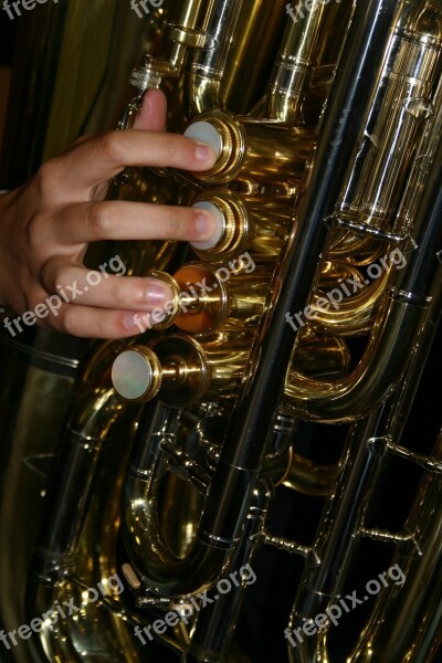 Tuba Copper Piston Free Photos