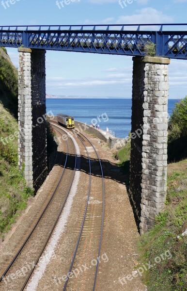 Teignmouth Devon Water Coast Sea