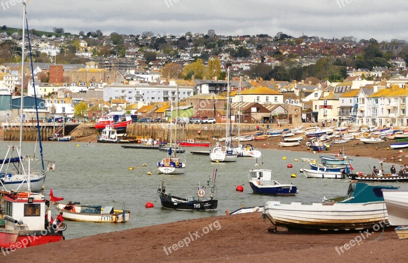 Teignmouth Devon Water Coast Sea