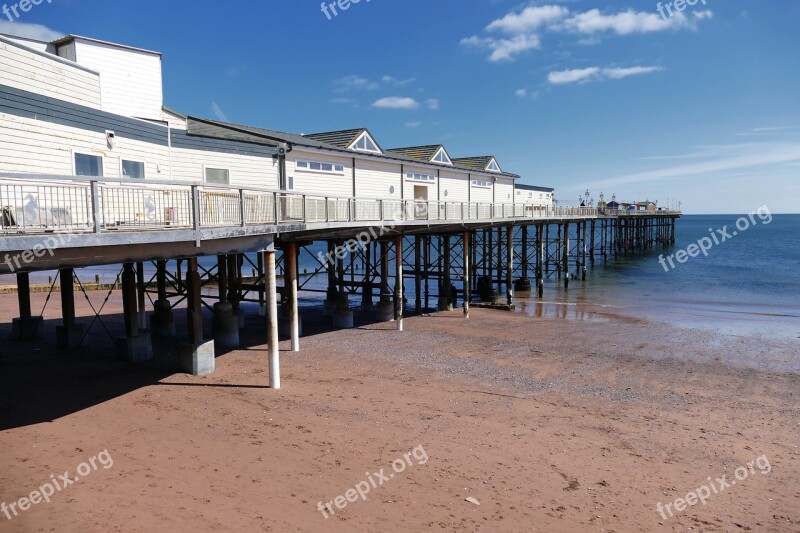 Teignmouth Devon Water Coast Sea