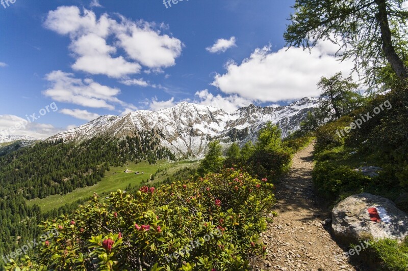 Meran Landscape Hike Mountains Alprose