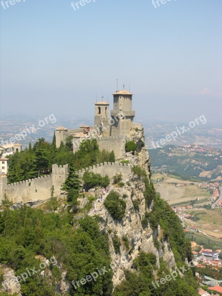 San Marino Castle Emilia Romagna Free Photos