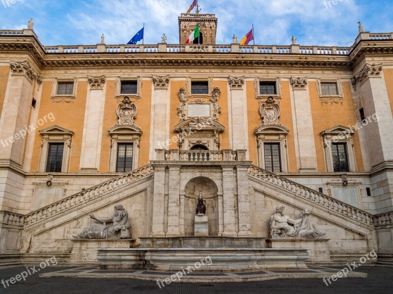 Italy Europe Rome Campidoglio Architecture