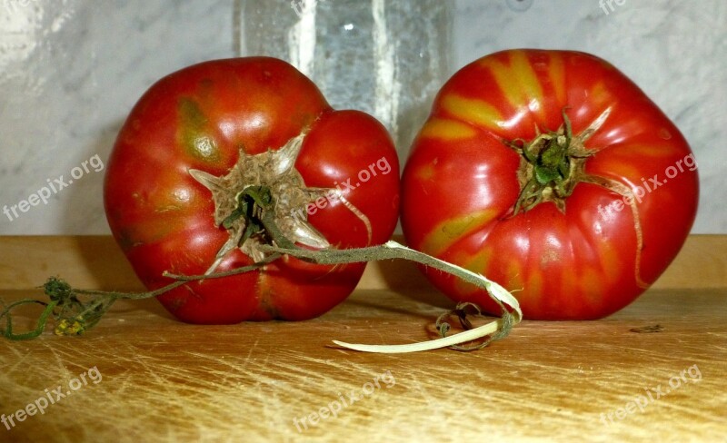 Tomatoes Red Old Variety Vegetables Kitchen