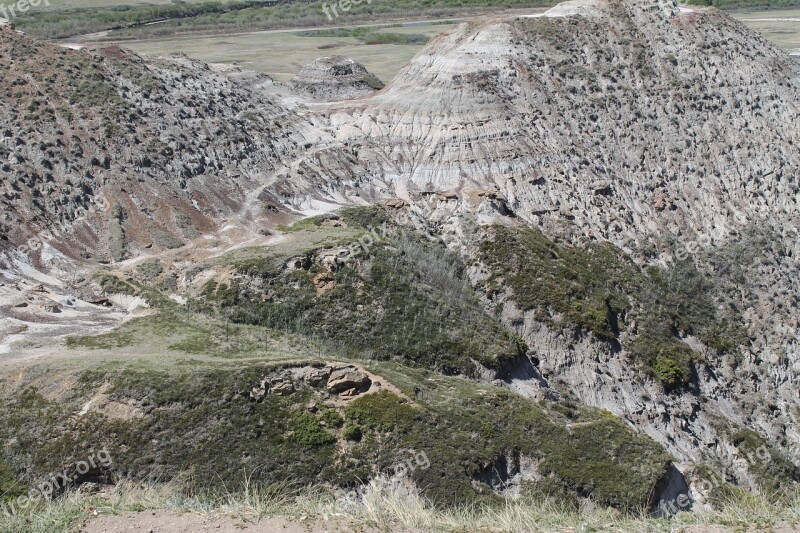 Canyon Badlands Valley Scenic Outdoors