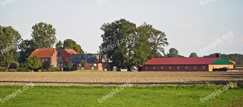 Farm Large-bauer Stables Mast System Manor House