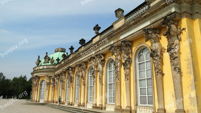 Potsdam Berlin Sans Castle Sanssouci Historically