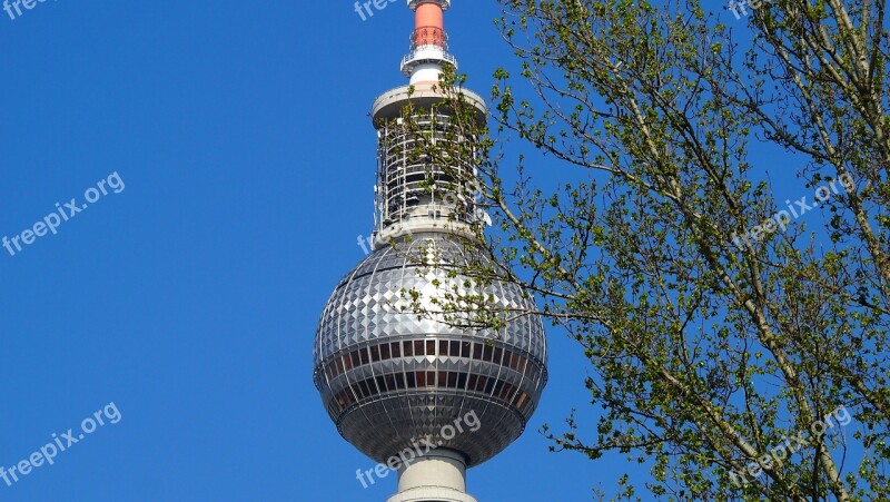 Berlin Tv Tower Alexanderplatz Capital Alex