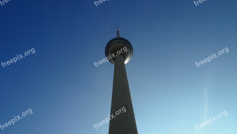 Berlin Tv Tower Alexanderplatz Capital Alex