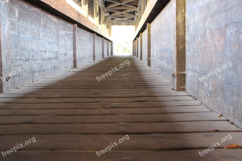 Bridge Away Passage Wooden Bridge Escape