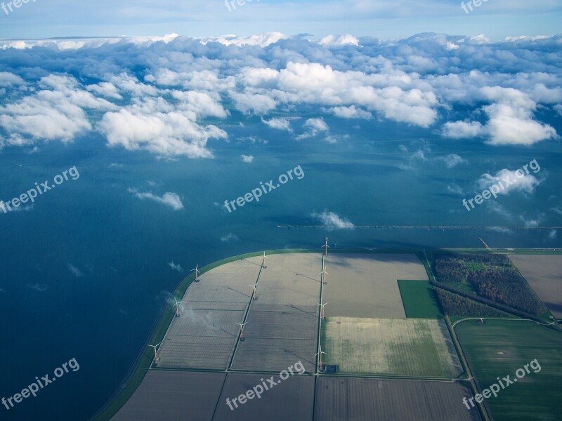 Netherlands Nederland Above Boven Field