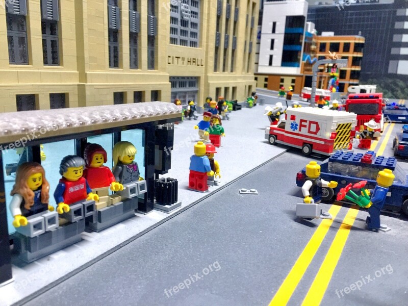 Lego People City Toy Person