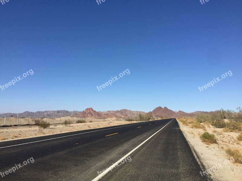 California Long Road Open Space Free Photos