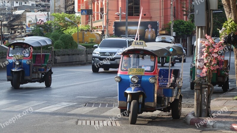 Tuktuk Bangkok Thailand City Asia