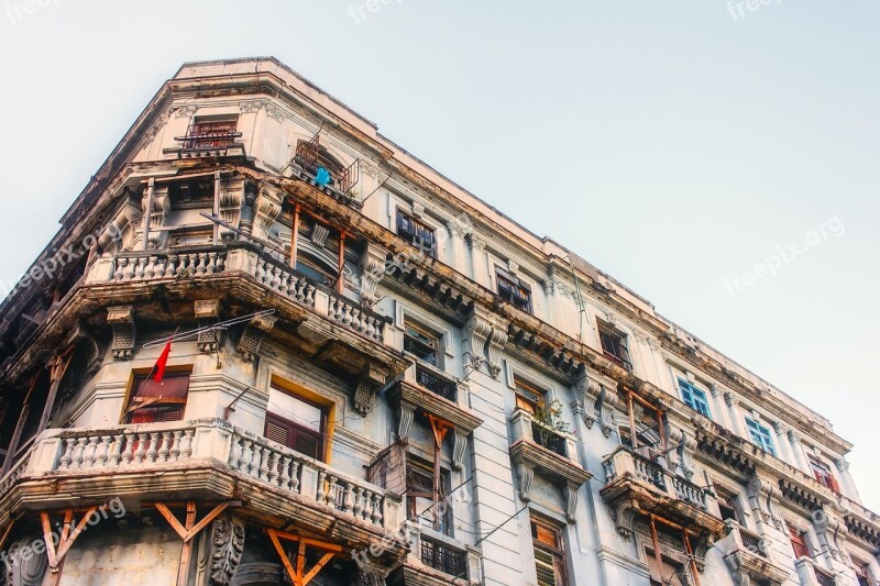 Havana Cuba City Urban Building