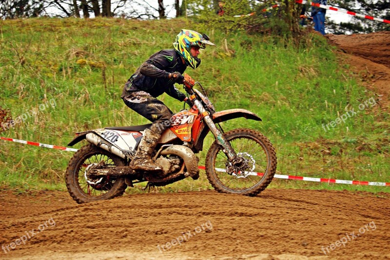 Motocross Dirtbike Enduro Motorcycle Motorcyclist