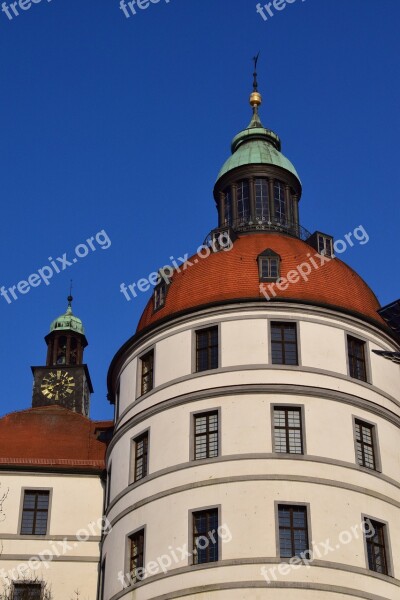 Neuburg Castle Church Religious Bavaria Danube