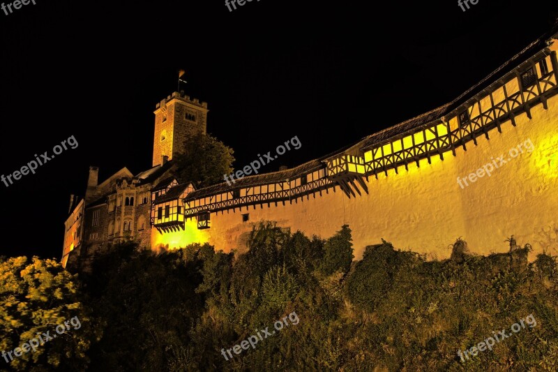 Eisenach Wartburg Castle Thuringia Germany Luther Thuringian Forest