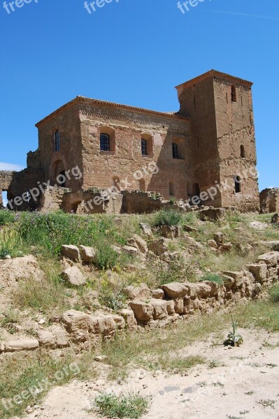 Quicena Spain Huesca Aragon Castle