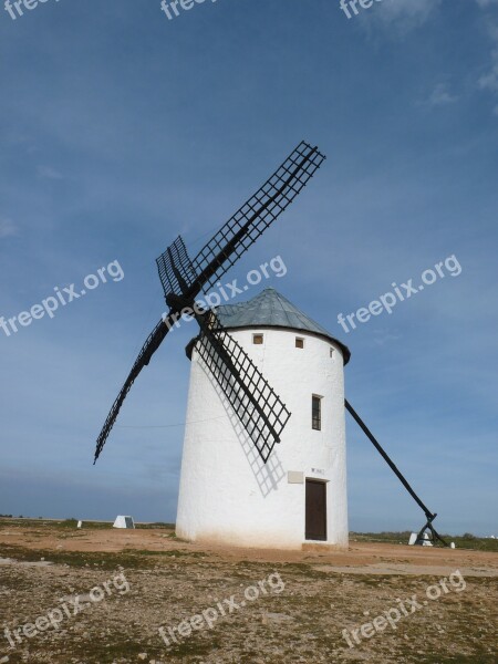 Windmill Don Quijote Mills La Mancha Don Cervantes