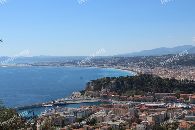 Nice Panoramic Mediterranean Panorama Light