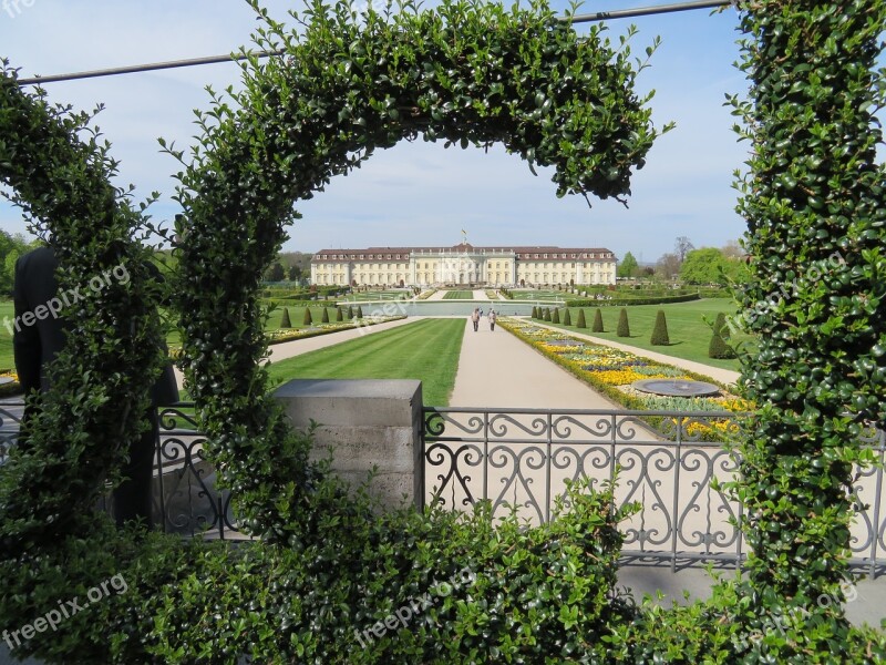 Ludwigsburg Germany Castle Park Blühendes Baroque Baden Württemberg