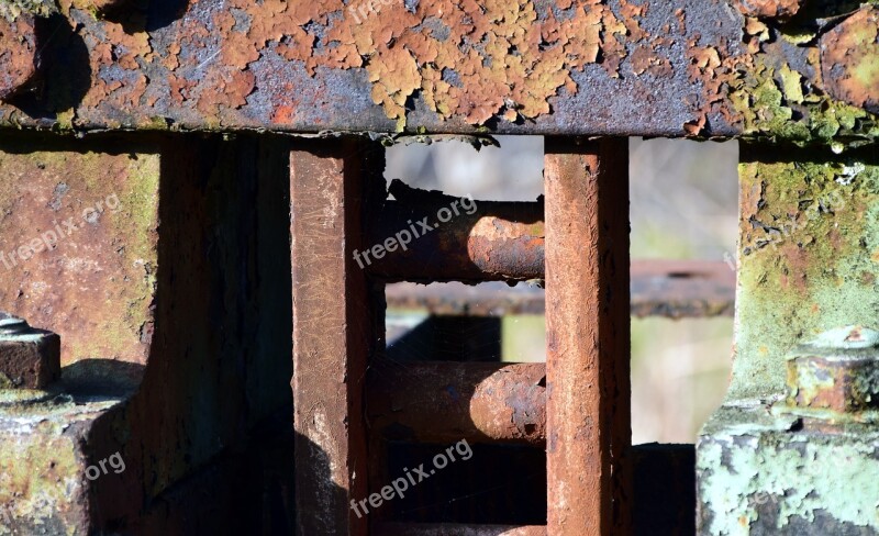 Rust Metal Old Technology Transmission