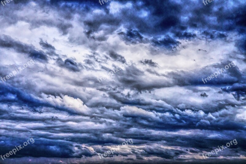 Dramatic Clouds Drama Sky Mood