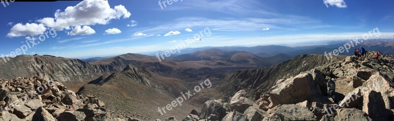 Panoramic Top Of The World Summit Achievement Achieve