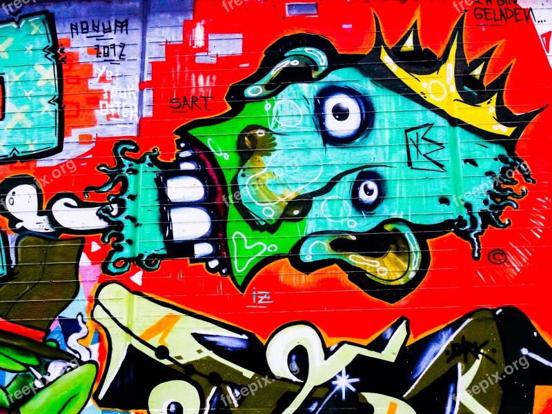 Graffiti Decoration Painted Wall Art