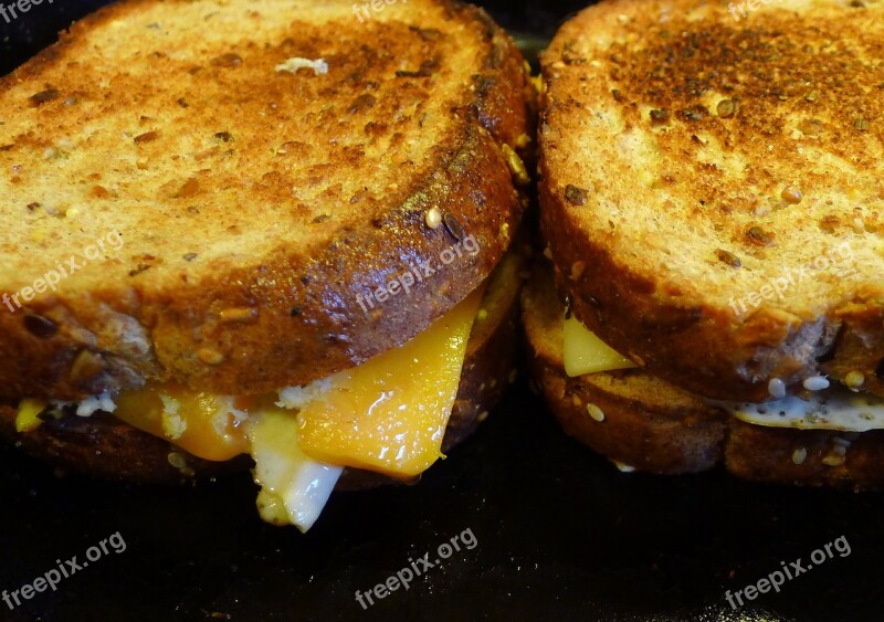 Grilled Cheese Sandwich Cheese Grilled Food