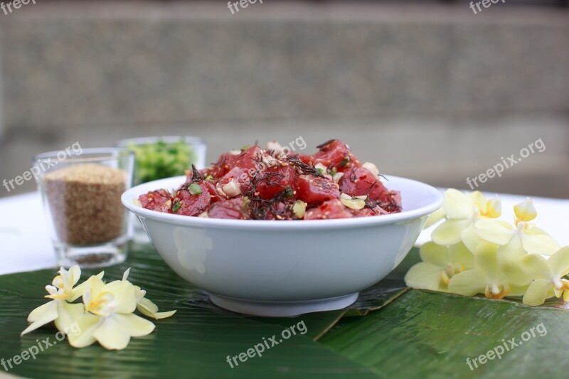 Tuna Poke Annaseafresh Free Photos