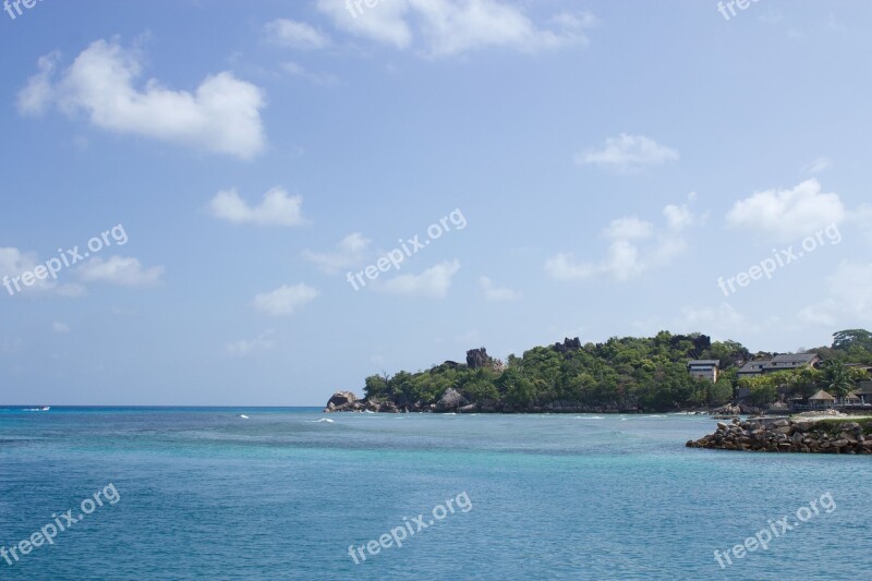 Island Seychelles Indian Ocean Vacations Sea