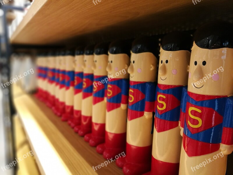 Toys Superman Piggy Bank Free Photos